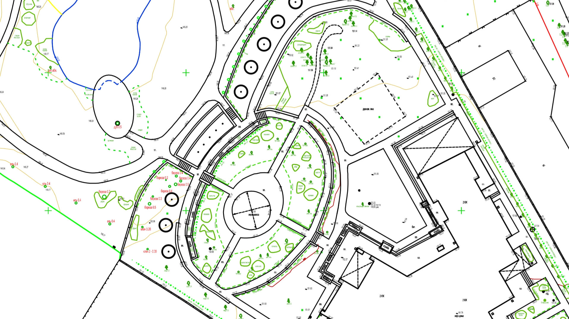 Топографический план для ландшафтного дизайна топографический план для ландшафтного дизайна